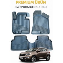 Black Gold Kia Sportage 2010-2015 ile Uyumlu 3D Oto Paspas Premium