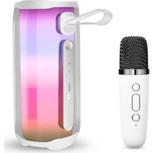 Verto Newface Pluse 5 Mikrofonlu Rgb Kablosuz Hoparlör - Beyaz