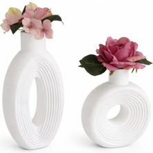 2 Li Dekoratif Vazo, Biblo