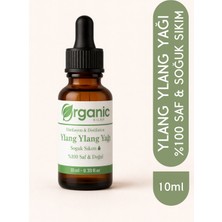 Organic Kiler Ylang Ylang Yağı 10 ml %100 Saf Soğuk Sıkım - Doğal & Katkısız