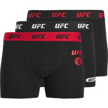 Jack & Jones Erkek Ufc Lisansli 3'lü Boxer Paketi - Ufc