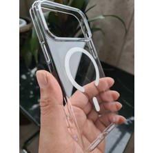 More Gsm iPhone 17 Promax Uyumlu Magsafe Sararmaz Sert Pc Kılıf | Ultra Ince Hafif | Kristal Şeffaf Mika Arka Kapak