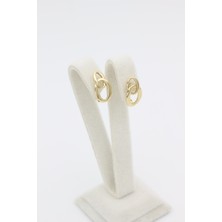 Xuping Jewelry Stil Incisi/xupıng Jewelry Ikili Halka Model Küpe