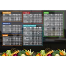 Shop A Way Airfryer Pişirme Kılavuzu, Sıcak Hava Fritözü Süre ve Kalori Hesaplayıcı Magnet, Airfryer Süre Göste