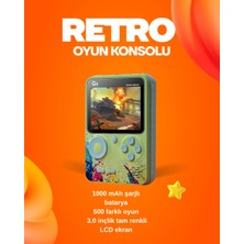 Tuncel Store 500 Oyun Hafızalı G5 Game Box – Renkli LCD Ekranlı