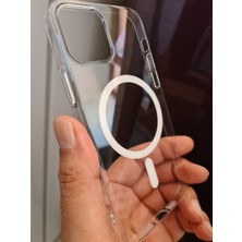 More Gsm iPhone 13 Promax Uyumlu Magsafe Sararmaz Sert Pc Kılıf | Ultra Ince Hafif | Kristal Şeffaf Mika Arka Kapak