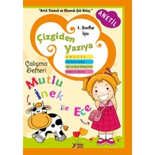 Çizgiden Yazıya Çalışma Defteri-Dik Temel Harflerle