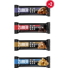 Züber Yüksek Protein Bar Deneme Paketi 45G x 5 Adet