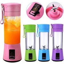 Go İthalat MATARA MODELİ TAŞINABİLİR USB ŞARJLI BLENDER 380ML. (4989)