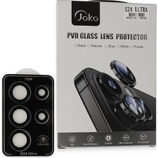 Genel Tedarik Samsung Galaxy S24 Ultra Pvd Metal Kamera Lens - SIYAH-(5796) - EMTHBA9535-9705