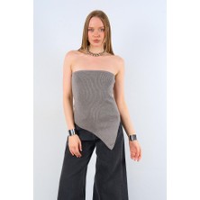 Sidelya Concept Yanı Uzun Atlet - Orta Gri