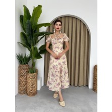 Sidelya Concept Zeze Balon Kol Elbise