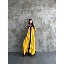 Sidelya Concept Askılı Maxi Boy Elbise