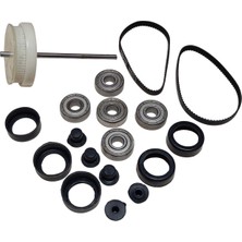 Devre Dünyası 608Z Rulman Mil Kasnak Kayış Sistemi B90MXL Öğrenci Hobi Deney Seti