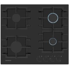 Siemens EN6B6NP40R Ocak Ankastre Gazlı Sert Cam Siyah