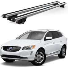 Today Auto Kanca Volvo V60 Cross Country (2015-2018) Uyumlu Gri Kilitli Ara Atkı 120CM Port Bagaj Tavan Barı