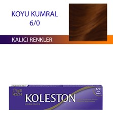 Wella Koleston 60 ml Koyu Kumral 6/0 Amonyaklı Kalıcı Saç Boyası Canlı Renkler İçin