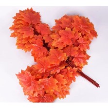 Rüzgar Yapay Çiçekçilik Kizil Hazan Çınar Yaprağı