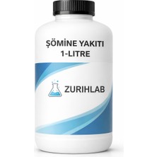 Zürih Ticaret ZURIHLAB Şömine Yakıtı 1 Litre - Biyoetanol - Bioethanol - Saflık: Min %96 - Yüksek Kaliteli