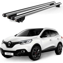 Today Auto Kanca Renault Kadjar (2016 ve Sonrası) Uyumlu Gri Kilitli Ara Atkı 120CM Port Bagaj Tavan Barı