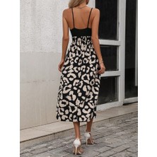 Sidelya Concept Kadın Ip Askılı Kruvaze Yakalı Üst Janjan Alt Süprem Elbise