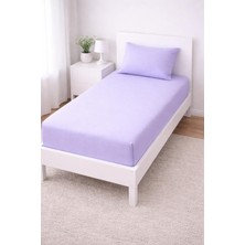 Kurthomeware Tek Kişilik Lastikli Çarşaf Yastık KILIFLI100X200 cm Düz Renk