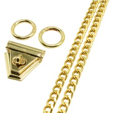 Orhan Çanta Açık Altın Çanta Seti 11