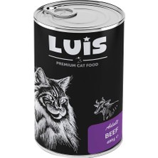 Hype Store Luis Parça Dana Etli Soslu Kedi Konservesi 400 gr x 12 Adet