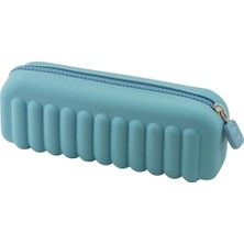 Hype Store Makı Kalem Cantası Açık Mavı Sılıkon Govde