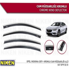 Cam Rüzgarlığı Niken Kromlu Opel Insignia 2017-> 4lü