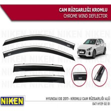 Cam Rüzgarlığı Niken Kromlu Hyundai I30 2017-> 4lü