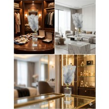 Onlie Craft Dekoratif  Kristal Gri Tüy  Ev Dekorasyon → Dekorasyon → Dekoratif Hediyeler