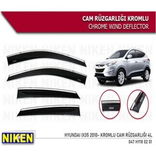 Cam Rüzgarlığı Niken Kromlu Hyundai İX35 2010-> 4lü