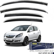 Cam Rüzgarlığı Niken Kromlu Opel Corsa D 2007-> 4lü