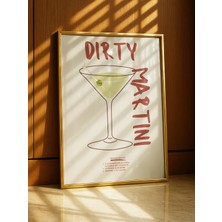 Fuart.Co Dirty Martini Detay Dijital Baskı Poster (Çerçevesiz) Kofu