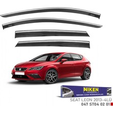Cam Rüzgarlığı Niken Kromlu Seat Leon 2013-> 4lü