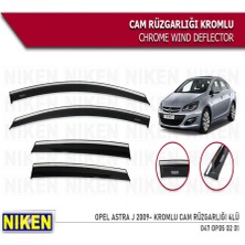 Cam Rüzgarlığı Niken Kromlu Opel Astra J 2009-> 4lü