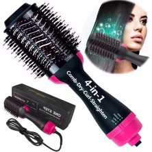 Flamex One Step Seramik Kaplama Uçlu Saç Düzleştirici Fırça