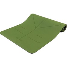 Gymo Ultragrip Hizalamalı 6mm Tpe Yoga Matı Pilates Minderi 183 cm x 66 cm 6mm Kalınlık YEŞİL