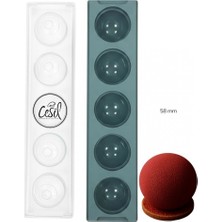 Cesil Silikon Kalıp Küre 5li 58 mm