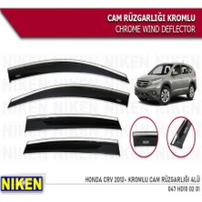 Cam Rüzgarlığı Niken Kromlu Honda Crv 2012-> 4lü