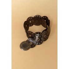 Nisan Triko Zımbalı Deri Kemer