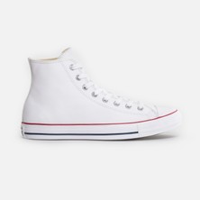 Converse Chuck Taylor All Star Hi Deri Unisex Beyaz Sneaker.100