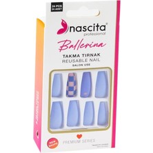 Hype Store 24'lü Ballerina Renkli Takma Tırnak - 158