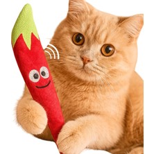 Hype Store Sesli Kedi Oyuncağı Hışırdayan Catnipli Matatabi Tozlu Dolgusuz Biber Oyuncak