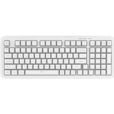 Hype Store Hawk HK210 Membrane Rainbow Type C Kablolu Full Türkçe Klavye (Beyaz)