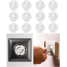 Hype Store Bebek Çocuk Priz Koruma Kapağı (12 Adet) Çocuk Güvenliği, Priz Muhafazası, Priz Kapatıcı