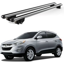 Today Auto Kanca Hyundai Tucson (2004-2015) Uyumlu Gri Kilitli Ara Atkı 110CM Port Bagaj Tavan Barı