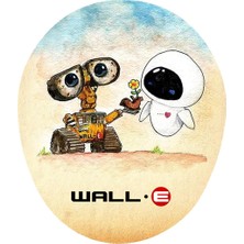 Hype Store Iyi Fikirler Wall E ve Eve Tasarım Bilek Destekli Mouse Pad
