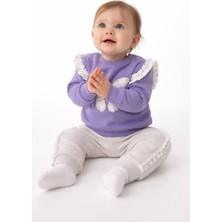 Love Giyim Kelebek Detaylı Kolları Fırfırlı